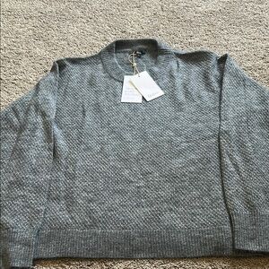 Womens Quince Gray Crewneck Sweater Size Large